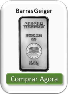 barras de prata Geiger Edelmetalle
