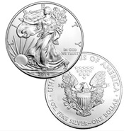 moeda de prata American Silver Eagle 2014