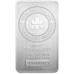 Royal Canadian Mint barra de prata de 10 oz seriada frente