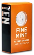 barra de prata 9Fine Mint 10 oz troy