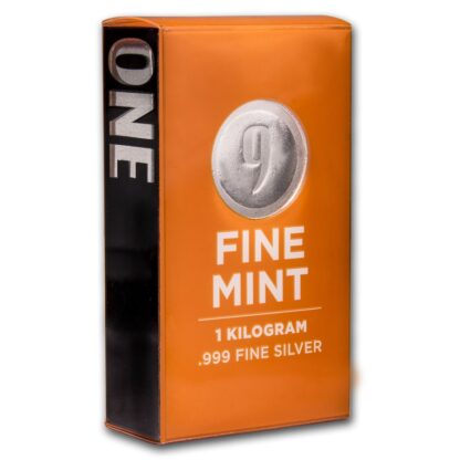 barra de prata 9Fine Mint barra de 1 kg capa