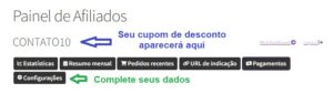 Painel de Afiliados