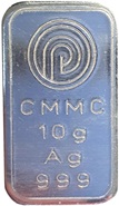 barra de prata CMMC 10g