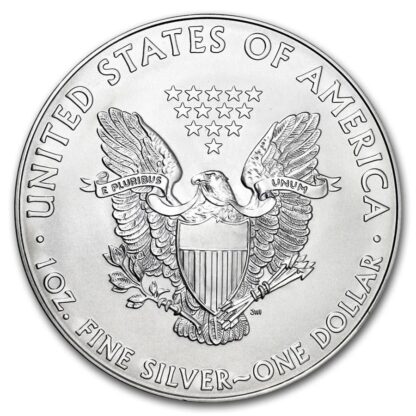 moeda de prata American Eagle 1 oz 2012