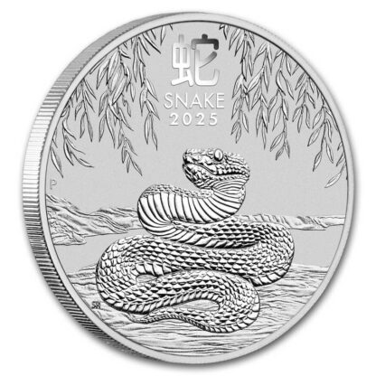 moeda de prata 2025 Australia 1 oz Silver Lunar Snake