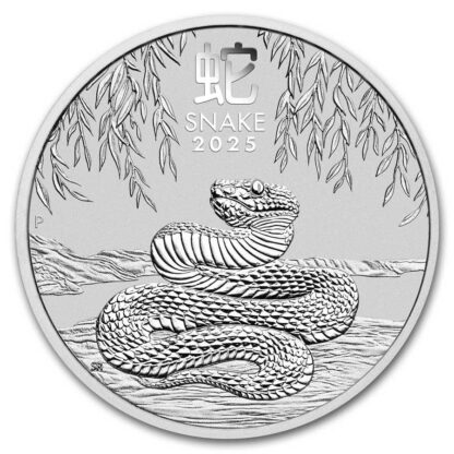 moeda de prata 2025 Australia 1 oz Silver Lunar Snake