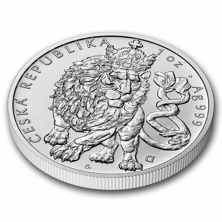 moeda de prata Niue Czech Lion 1 oz 2026
