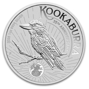moeda de prata Australian Silver Kookaburra  1 oz 2025