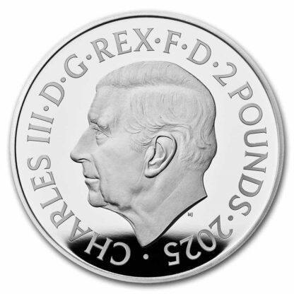 moeda de prata Great Britain Royal Tudor Beasts Greyhound of Richmond 1 oz 2025 - Proof