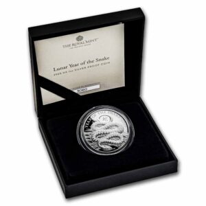 moeda de prata Great Britain Year of the Snake 1 oz 2025