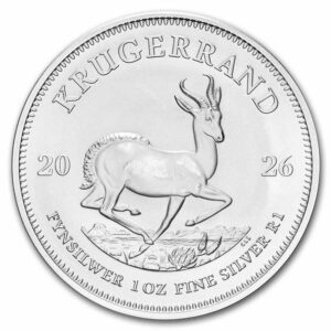 moeda de prata South African Krugerrand 1 oz 2026