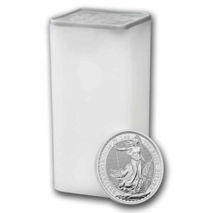 moeda de prata Silver Britannia 1 oz 2026