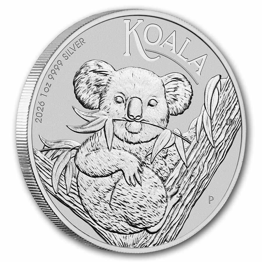 moeda de prata Australian Silver Koala 1 oz 2026