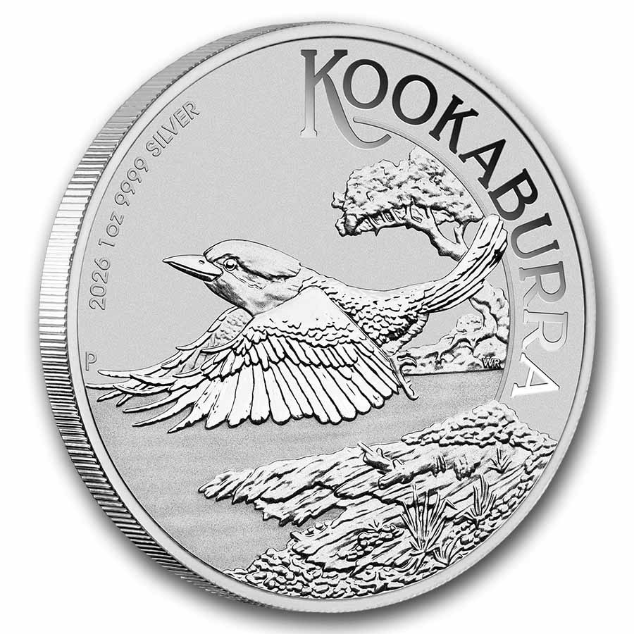 moeda de prata Australian Silver Kookaburra 1 oz 2026