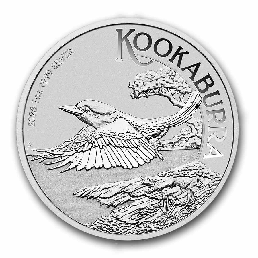 moeda de prata Australian Silver Kookaburra 1 oz 2026