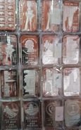 barras de prata de 10 g diversas - kit com 16 (nacionalizada)