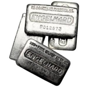 barra de prata Engelhard 10 oz (311 g) 'cast'